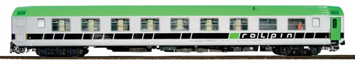 Kato HobbyTrain Lemke K23204 - Swiss 2nd Class Compartment Coach type B “ralpin” of the SBB